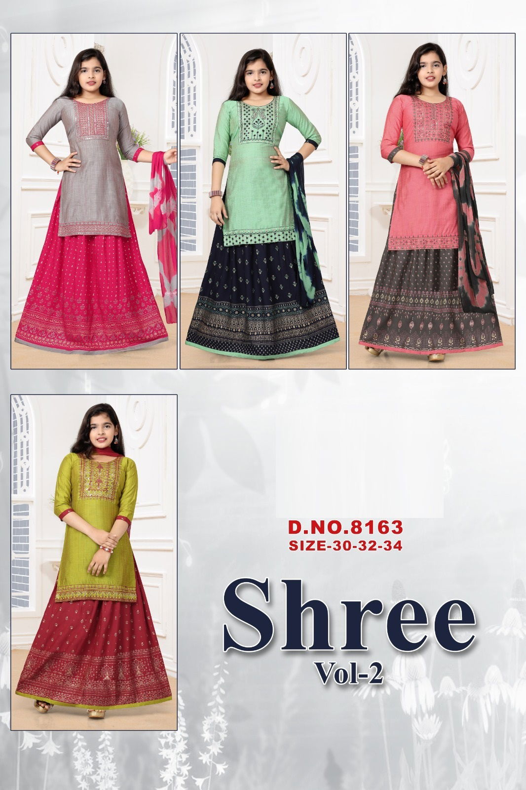 Shree Vol 2 Kids Salwar Suits Girls Wear Catalog
